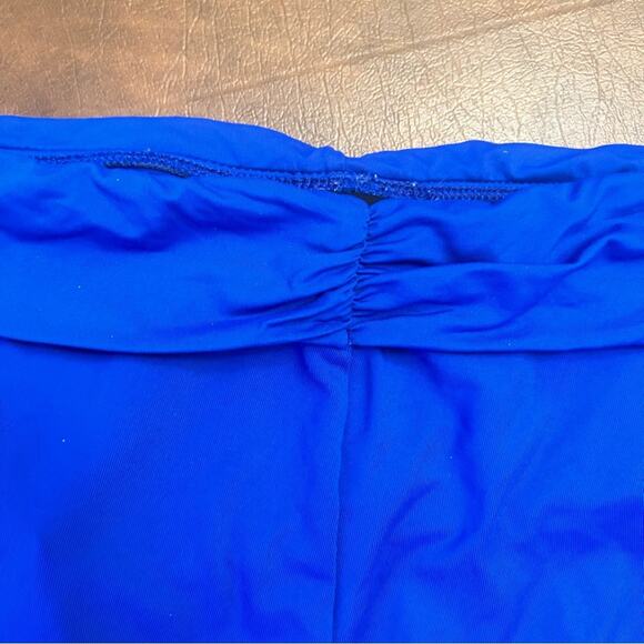 Chaps Blue Bathing Suit Bottom Skirt Woman’s size 12 - Picture 4 of 5